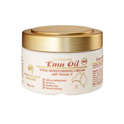 Australian Creams MkII Emu Oil Vital Moisturising Cream with Vitamin E 250g